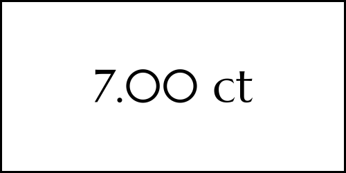 7.00ct